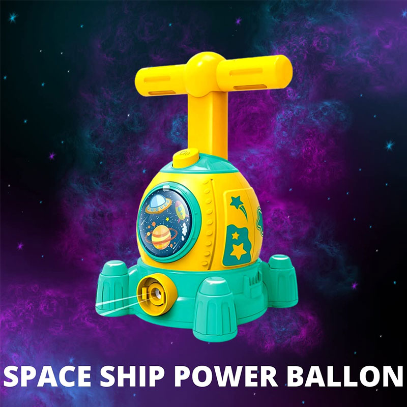 Space Ship Air Powered Balloon Launcher Toy