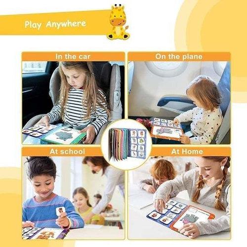 Montessori Quiet Busy Book for Kids | Premium Quality