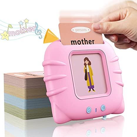 Flash Cards-Talking Toy Flash Card for Kids Language Re-Chargeable Education Machine