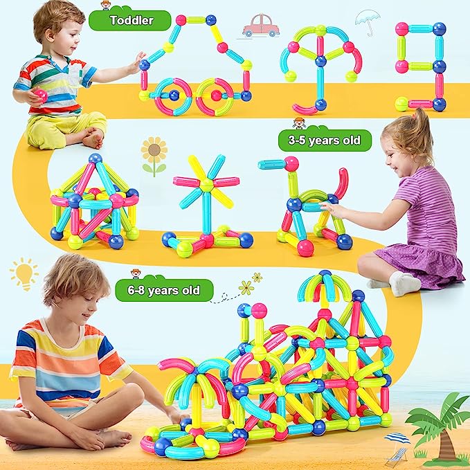 MAGNETIC STICKS BUILDING BLOCKS