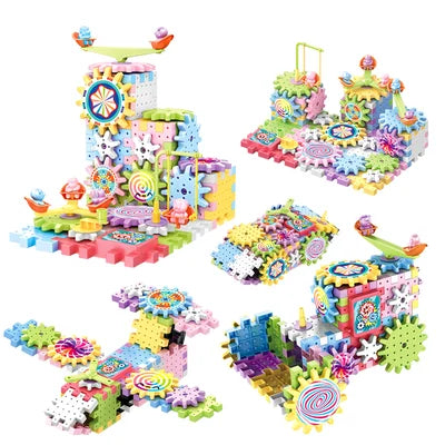 DIY Electric Gear Building Block (101 Pieces)