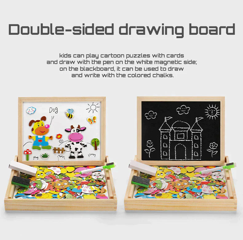 The Kidzeee™️ Magnetic Slate Board | Premium Quality